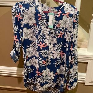 NEW WITH TAGS- woman’s floral blouse